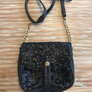 Small sequin shoulder bag